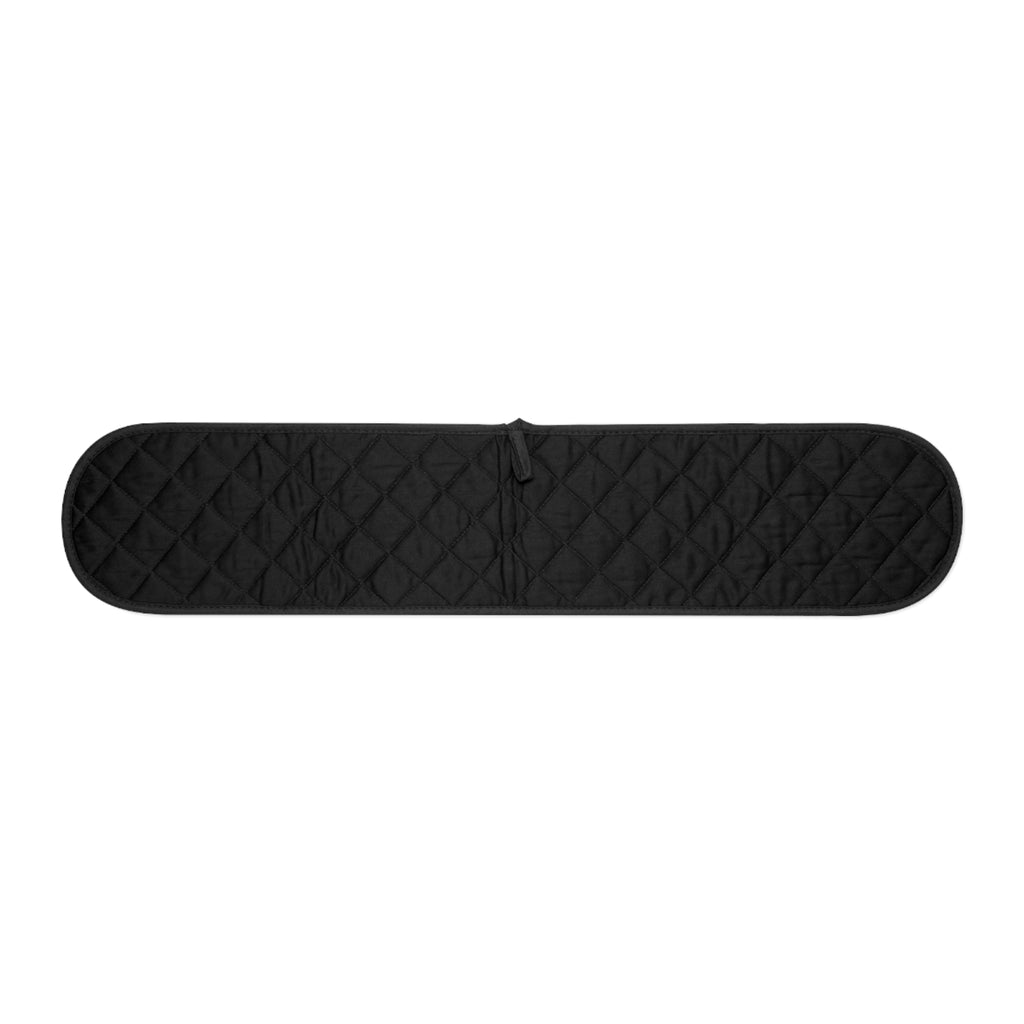 Oven Mitts - Double Pot Holder with 'Too Hot To Handle' Flame Design, Heat-Resistant Kitchen Protector