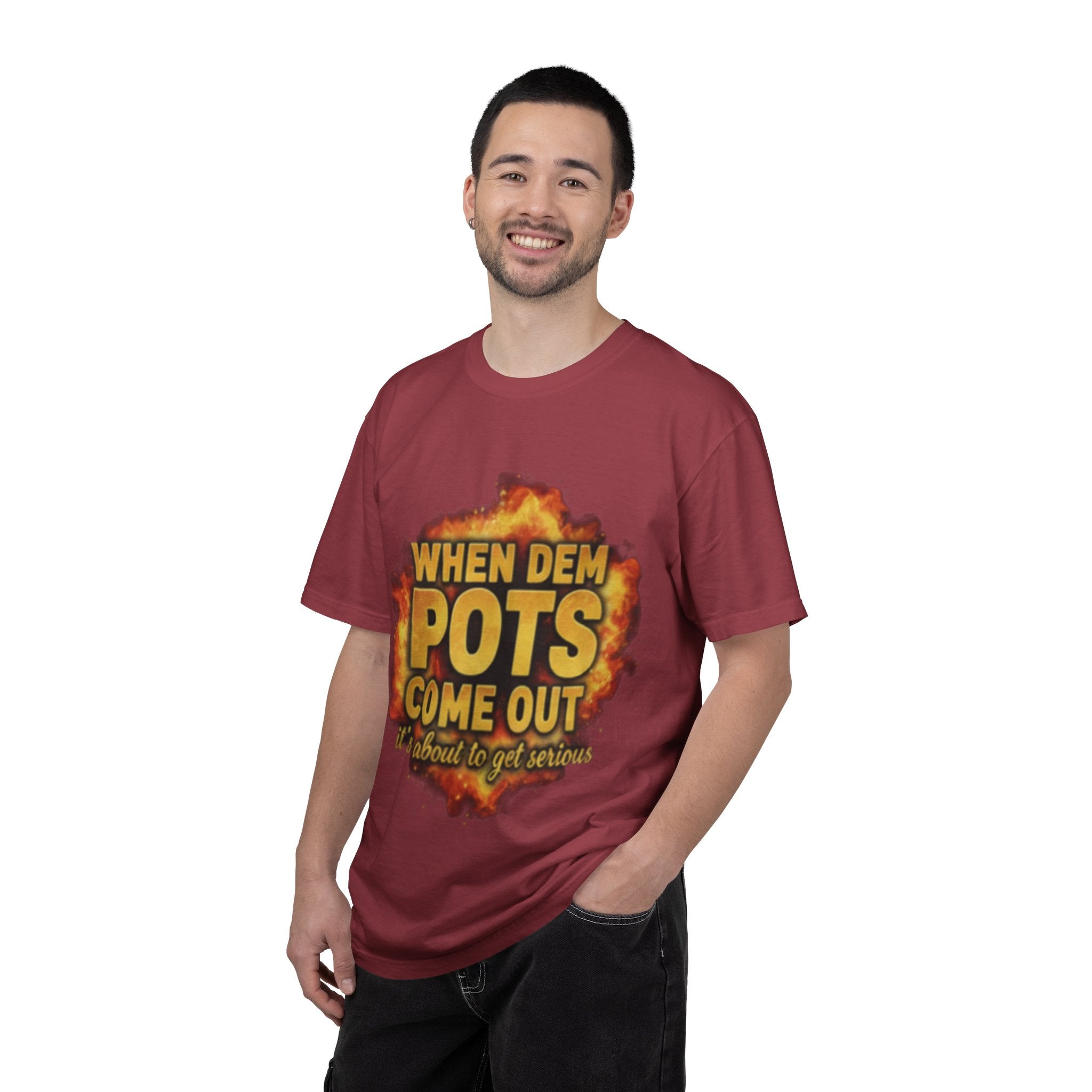 Unisex Where Dem Pots T-shirt